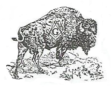 Historic Buffalo Park Lodge buffalo emblem